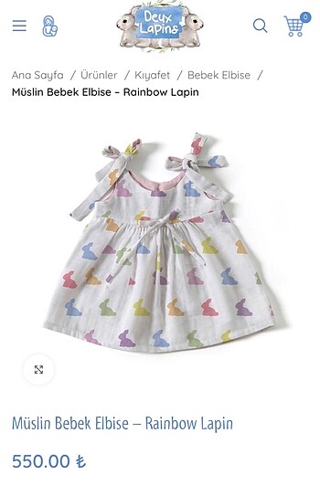DeuxLapin Müslin Elbise