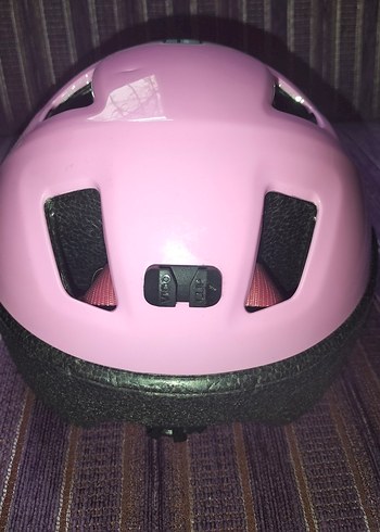 Pembe Renkli Baskılı Bisiklet Kaskı - Görsel 2