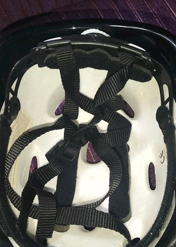 Renkli Baskılı Mavi Kask - Görsel 6