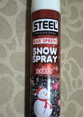 Steel Kar Spreyi Snow Spray Saç Spreyi - Görsel 2