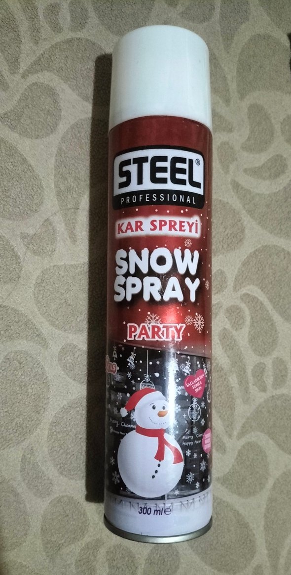 Steel Kar Spreyi Snow Spray Saç Spreyi - Görsel 2