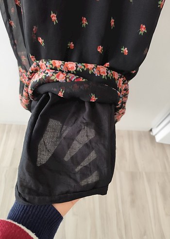 Bohem Siyah Uzun Elbise - Görsel 6