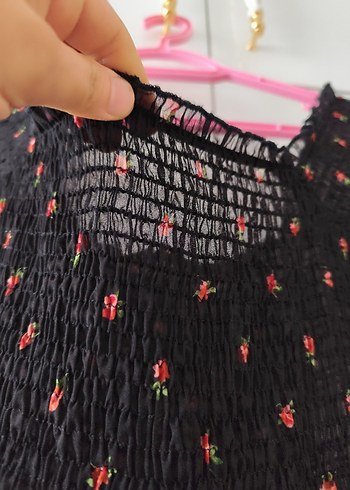 Bohem Siyah Uzun Elbise - Görsel 7