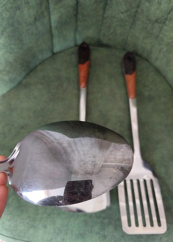 Kahverengi Saplı 3 Parça Mutfak Gereci Seti - Görsel 8