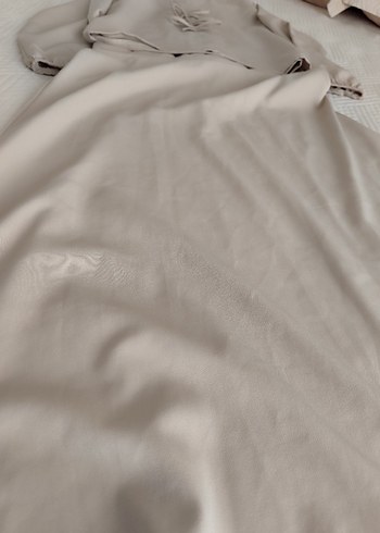 Bej Uzun Kollu  Etekli takım - Görsel 8