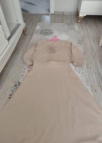 Bej Uzun Kollu  Etekli takım - Görsel 6