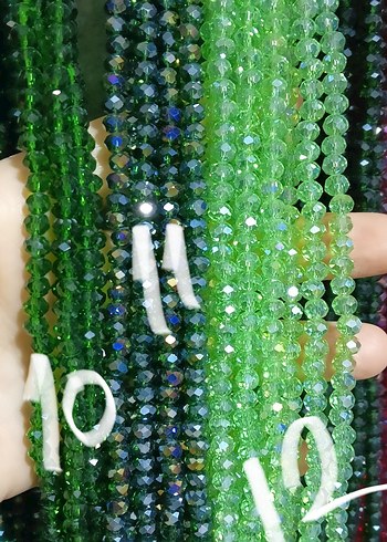  Beden çeşitli Renk 6mm kristal