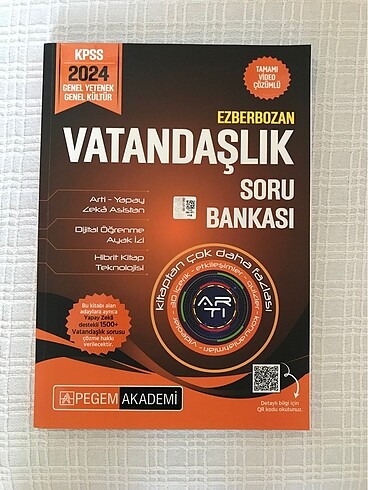 KPSS PEGEM VATANDAŞLIK SORU BANKASI