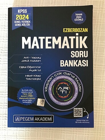 KPSS PEGEM MATEMATİK SORU BANKASI