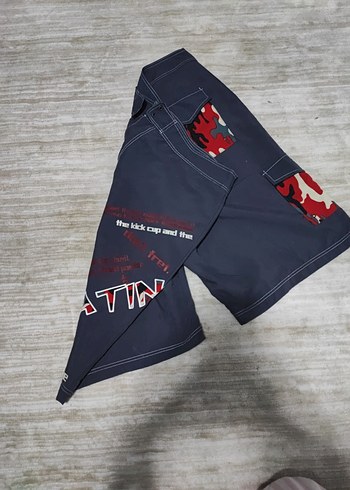 Mavi Desenli Erkek Yüzme Şortu - Görsel 5