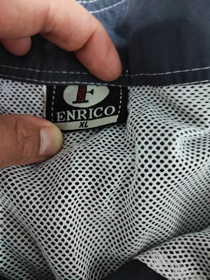 Mavi Desenli Erkek Yüzme Şortu - Görsel 3