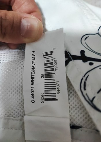 Düğmeli Baskılı Beyaz Mini Erkek Mayo - Görsel 4