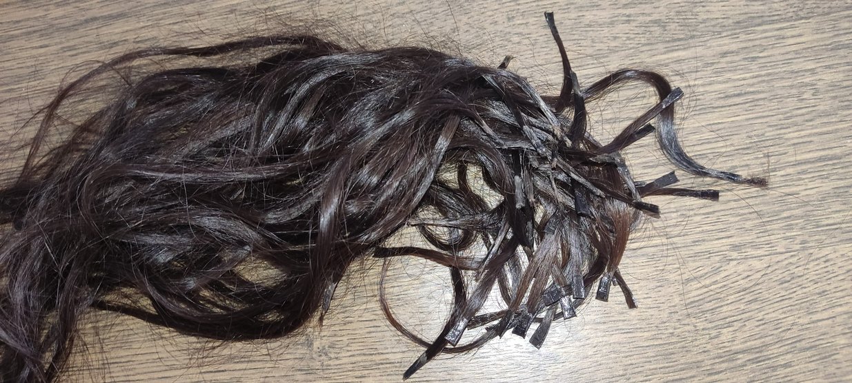 kestane gerçek saç A kalite - Görsel 2