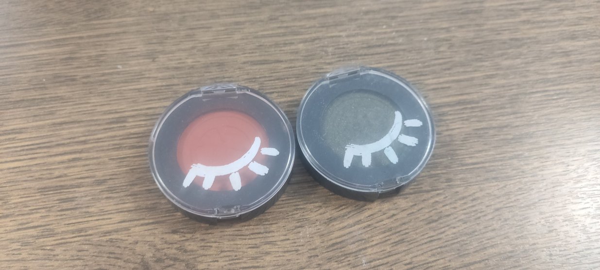 Koyu Yeşil ve somon kiremit Tekli Göz Farları - Görsel 2