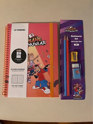  LCW defter/kalem seti