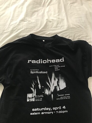 Diğer radiohead baskılı tshirt