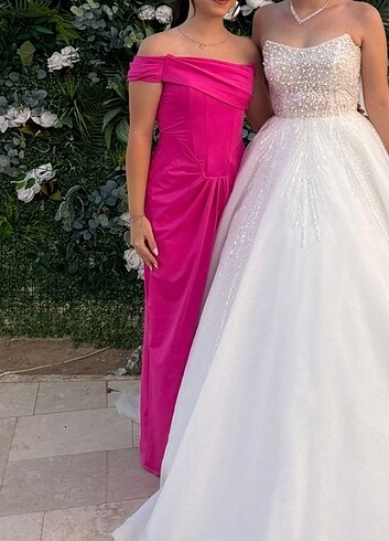 Zeynep Tosun pembe abiye 