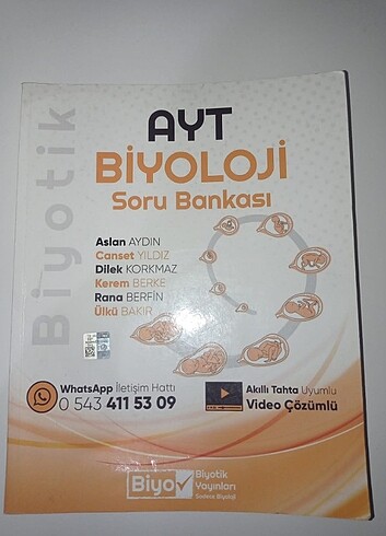 Biyotik Ayt Biyoloji Soru Bankası 