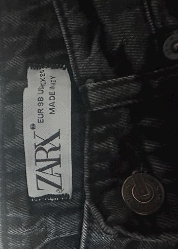 Diğer Siyah Kemerli Street Style Kadın Jean