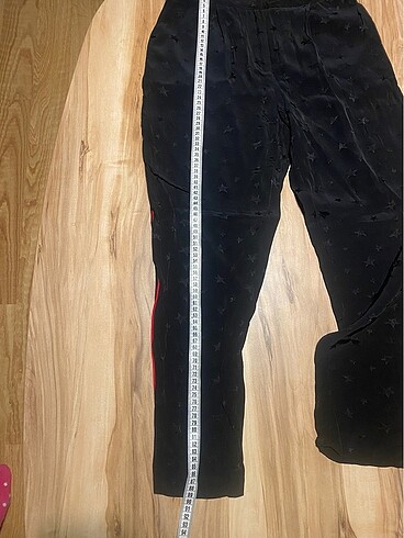 Saten yıldız desenli pantolon - Görsel 3