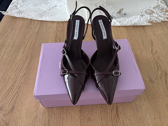 Nişantaşı shoes bordo stiletto