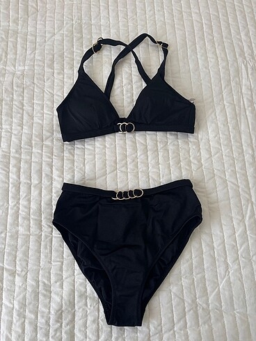 Koton siyah bikini takım