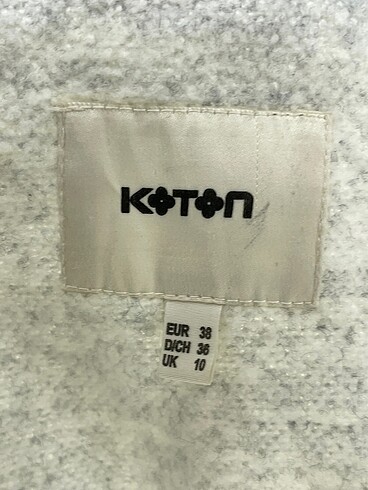 38 Beden çeşitli Renk Koton Kaban %70 İndirimli.