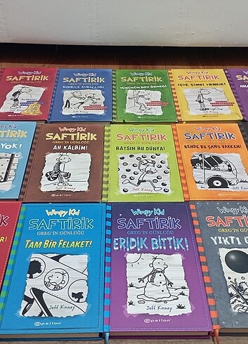  Saftirik Greg'in Günlüğü Serisi İlk 14 kitap