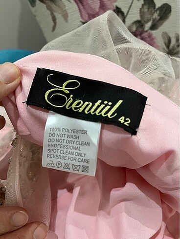42 Beden pembe Renk Pembe abiye elbise