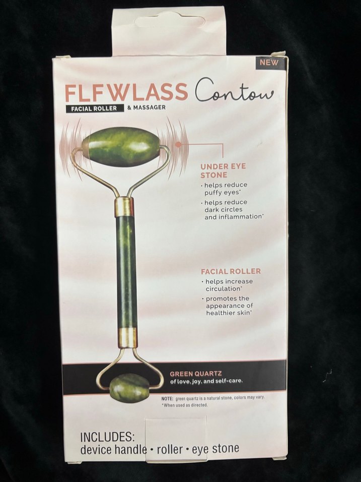 Gerçek Gül Kuvarsı Yüz Masaj Aleti - Görsel 2