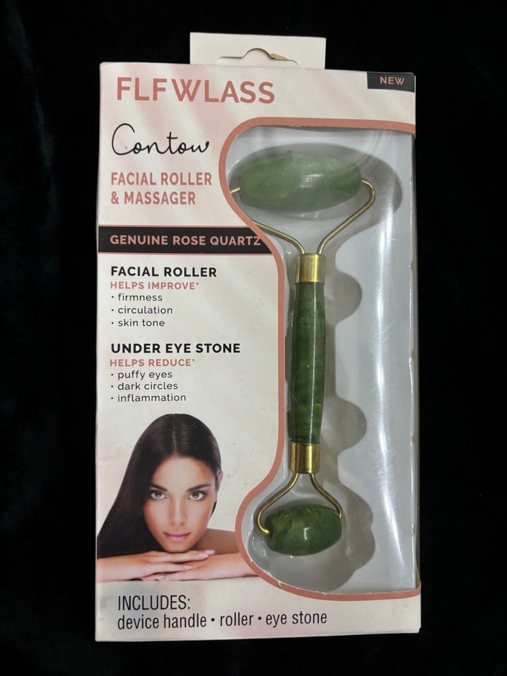 Gerçek Gül Kuvarsı Yüz Masaj Aleti - Görsel 3