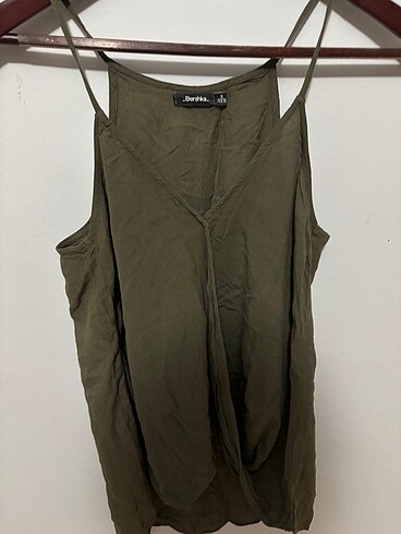 Bershka Bershka Yeşil Crop