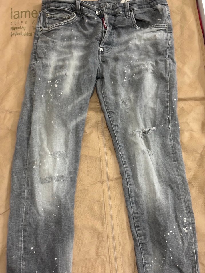 Gri Erkek Dsquared pantolon - Görsel 2