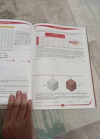  Beden Renk 8 sınıf Okyanus Master matematik 20'li deneme