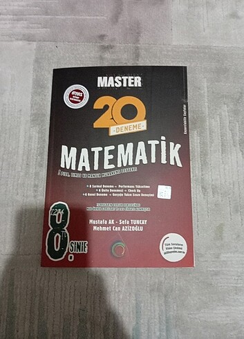 8 sınıf Okyanus Master matematik 20'li deneme
