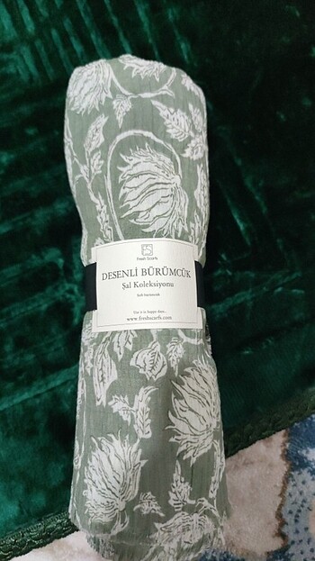 Fresh Scarfs yeşil açık