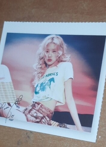 Rose fan made photocard