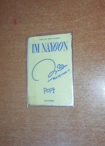 Nayeon kendi yaptığım photo card
