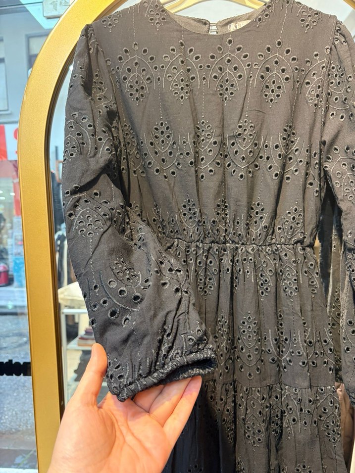 Beli lastikli fisto elbise - Görsel 2