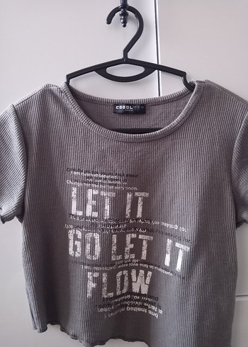 Crop tişört bluz