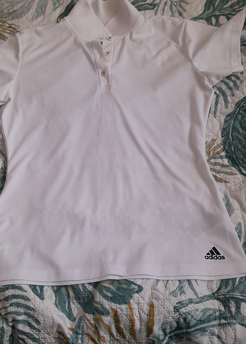 Adidas Beyaz Kısa Kollu Polo Tişört