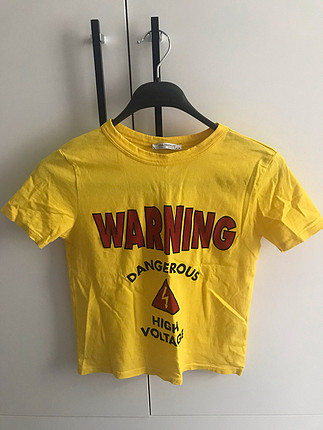Zara kisa kollu tshirt 