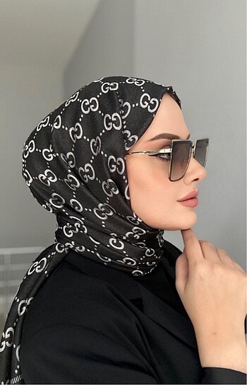 Gucci desen kaşmir şal