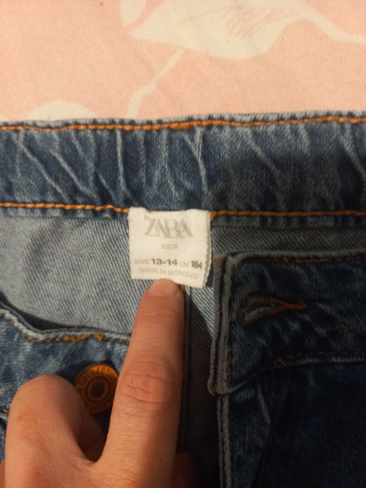 zara 13-14 yaş çocuk kot pantolon - Görsel 2