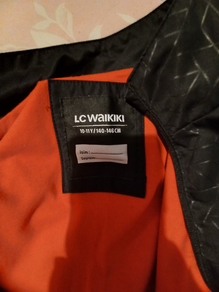lC waikiki 10-11 yaş Fermuarlı Siyah Erkek Çocuk Spor Ceket - Görsel 5