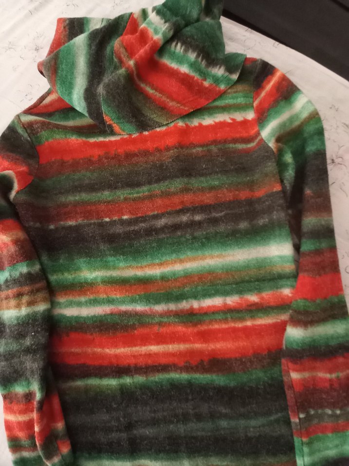 Kadın Çok Renkli Triko Elbise - Görsel 3