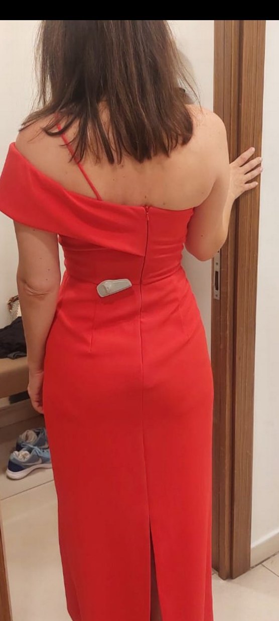 ipekyol 36 beden kırmızı Straplez Elbise - Görsel 3