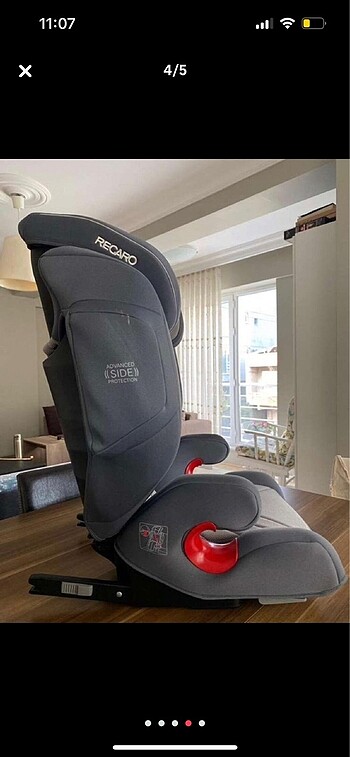 15-36 kg Beden gri Renk Recaro Oto Koltuğu