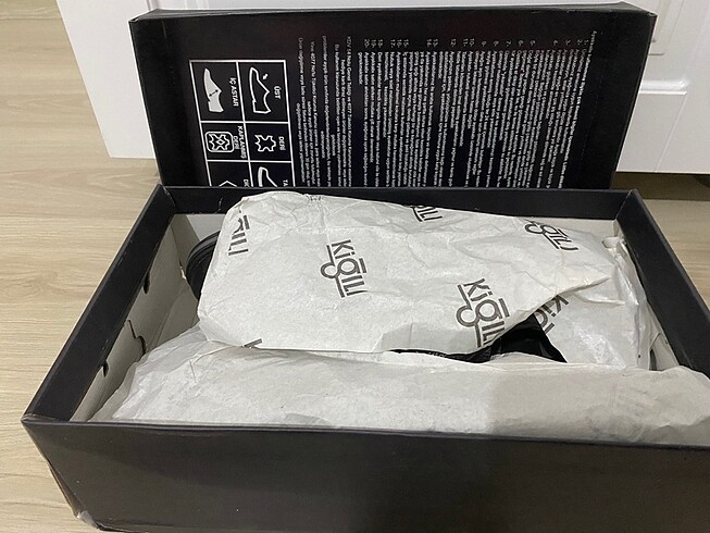 43 Beden siyah Renk Kiğılı erkek ayakkabı