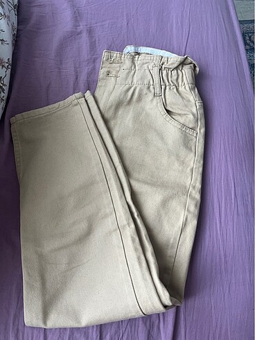 Diğer Krem mom jean